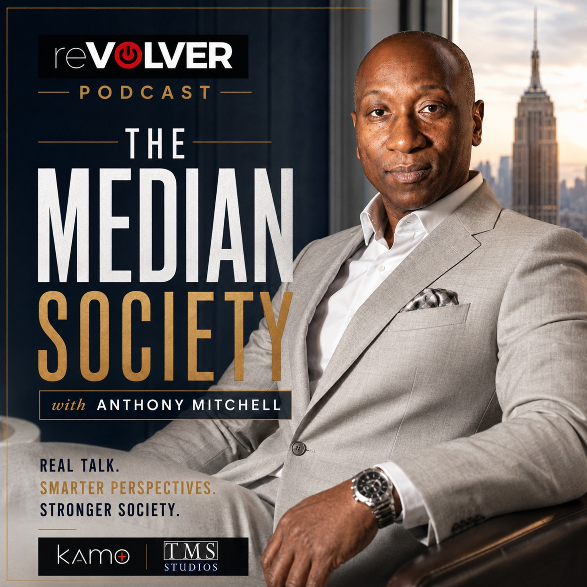 The Median Society podcast artwork featuring Anthony Mitchell